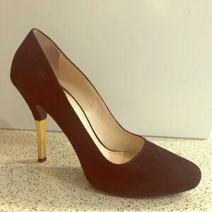 Prada Black Suede Pumps